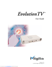 Miglia EvolutionTV User Manual