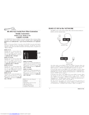 Transition Networks RS485-CF-0x User Manual