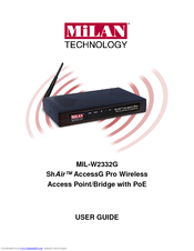 MiLAN ShAir AccessG Pro MIL-W2332G User Manual
