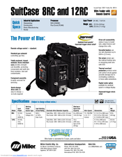 Miller SuitCase 8RC Specifications