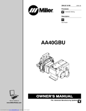 Miller Electric AA40GBU Owner's Manual