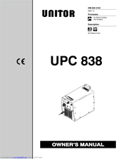 Unitor UPC 838 Owner's Manual