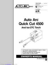 Auto Arc pmn Owner's Manual