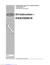 Milnor KWACSD001R Instructions Manual