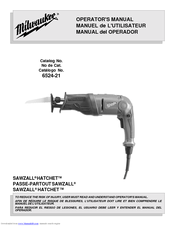 Milwaukee 6524-21 Operator's Manual