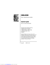 Guralp Systems CMG-DCM Operator's Manual