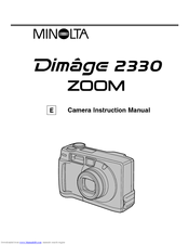 Minolta 2330 Instruction Manual