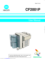 Minolta CF2001P User Manual