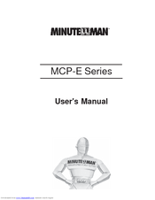 Minuteman MCP 7000iE User Manual