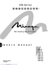 Mirage OM - 10 Owner's Manual