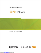 Mitel SX-200 ICP - 1.0 5020 Manuel D'utilisation