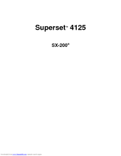 Mitel Superset 4125 User Manual