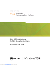 Mitel 7000 User Manual