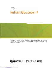 Mitel NuPoint Messenger IP User Manual