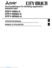 Mitsubishi Electric City Multi PFFY-NRMU-A Operation Manual