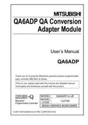 Mitsubishi QA6ADP-U-JE User Manual