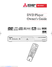 Mitsubishi Electric DD-8040 Owner's Manual