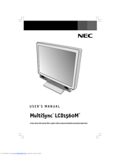 NEC LCD1560M - MultiSync - 15