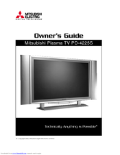 Mitsubishi PD-4225S Owner's Manual