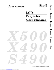 Mitsubishi ColorView X490U User Manual