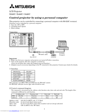 Mitsubishi ColorView X490U Information Sheet