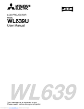 Mitsubishi Electric WL639U User Manual