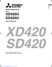 Mitsubishi Electric XD420 User Manual