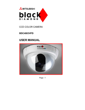 Mitsubishi Black Diamond BDC4803VFD User Manual