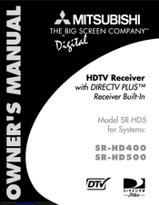 Mitsubishi SR-HD5 Owner's Manual