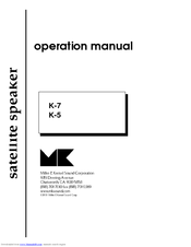 M&K Sound K-7 Operation Manual