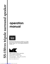MK Sound SS-150THX Operation Manual