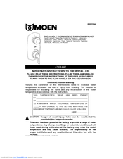 Moen T3428NLBL User Manual