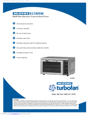 Moffat Turbofan E25MS Specification Sheet