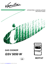 Moffat U21321 GSV 5050 W Operating And Installation Instructions