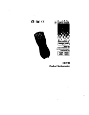 Omega HHT12 User Manual