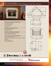 Monessen Hearth MCUF42D-R Magnum Product Specifications