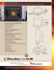 Monessen Hearth GCUF32C-F Product Specifications