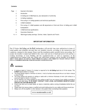 Monitor Audio CP Series User Manual