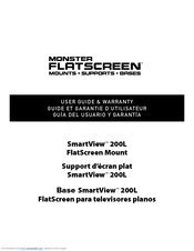 Monster FlatScreen Mount SmartViewTM 200L User Manual