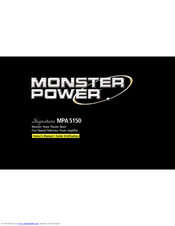 Monster Power Signature MPA 5150 Owner's Manual