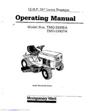 Montgomery Ward TMO-33905A Operating Manual
