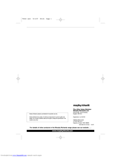 Morphy Richards 75263 User Manual
