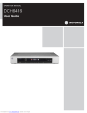 Motorola DCH6416 User Manual