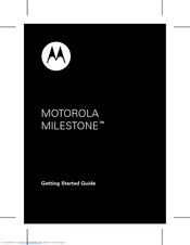 Motorola 68004113016 Getting Started Manual