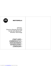 Motorola 6840420Z01-AD Start Here Manual
