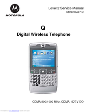 Motorola CDMA 800/1900 MHz Service Manual