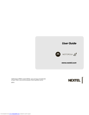 Motorola NNTN7985A User Manual