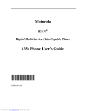 Motorola i325S User Manual