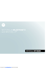 Motorola MILESTONE 2 - WITH MOTOBLUR User Manual