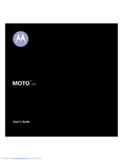 Motorola MOTO U9 User Manual